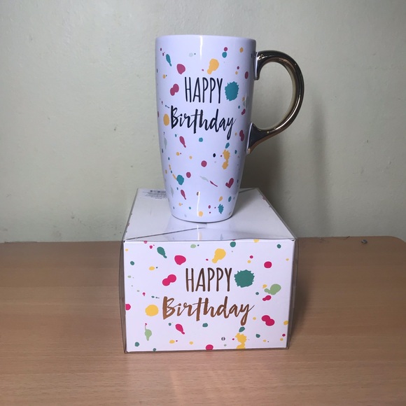 Modern Expresions “ Happy Birthday “ Ceramic Mug - Picture 2 of 7